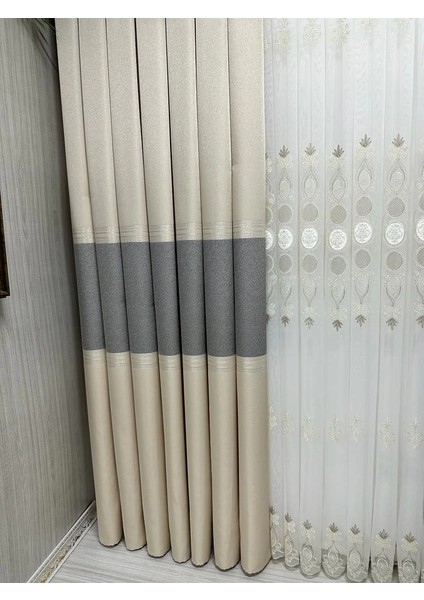 Nivemeshome Manavgat Krem FT632113 V-113 1/3 Sık Pileli Fon Perde Apm fırsatları