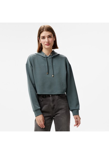 Kadın Yeşil Regular Fit Sweatshirt