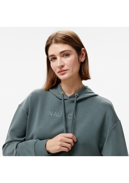 Kadın Yeşil Regular Fit Sweatshirt fırsatları