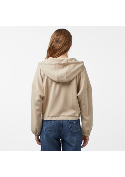Kadın Bej Regular Fit Sweatshirt fiyatları