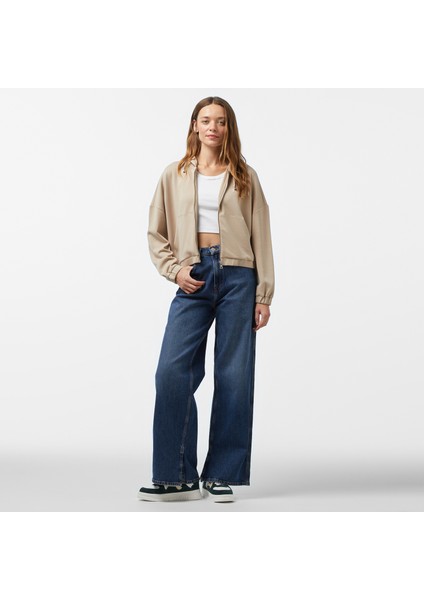 Kadın Bej Regular Fit Sweatshirt modelleri