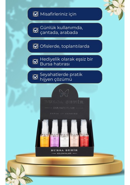 Karma Kolonya Seti, Mini Kolonya Seti, 80 Derece fırsatları