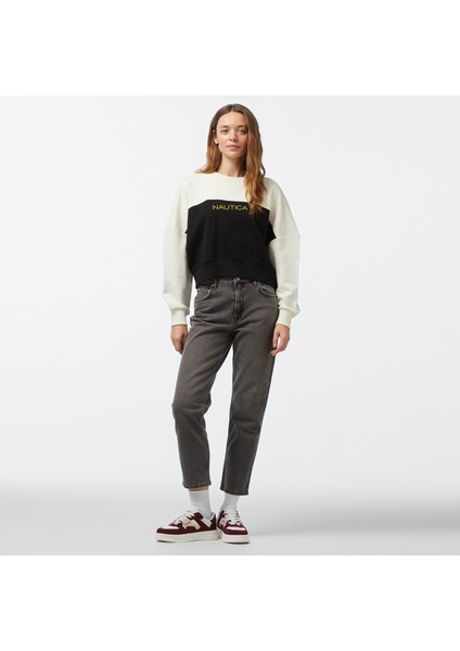 Kadın Siyah Regular Fit Sweatshirt modelleri