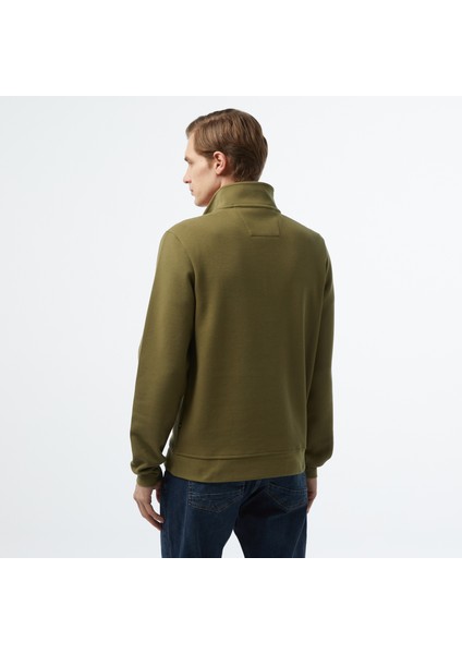 Erkek Yeşil Regular Fit Sweatshirt fiyatları