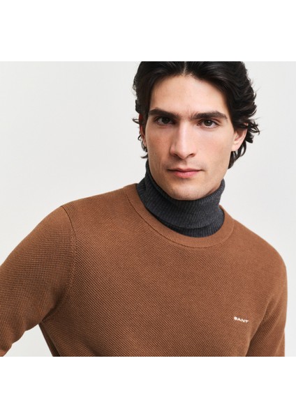 Erkek Regular Fit Bisiklet Yaka Kazak fırsatları