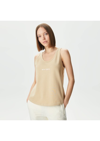 Unıted4 Kadın Bej T-Shirt