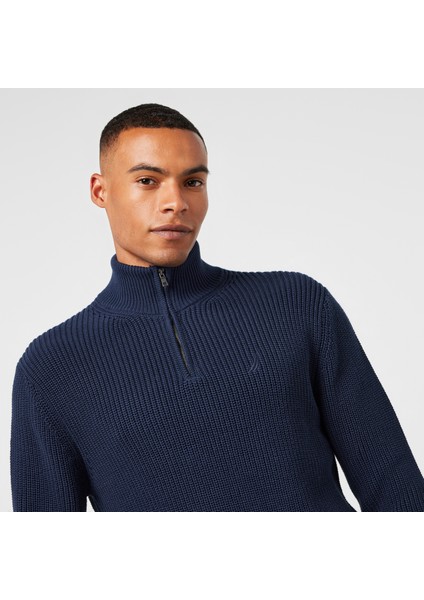 Erkek Lacivert Regular Fit Kazak fırsatları