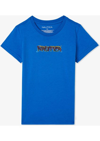 Classic Çocuk Mavi T-Shirt