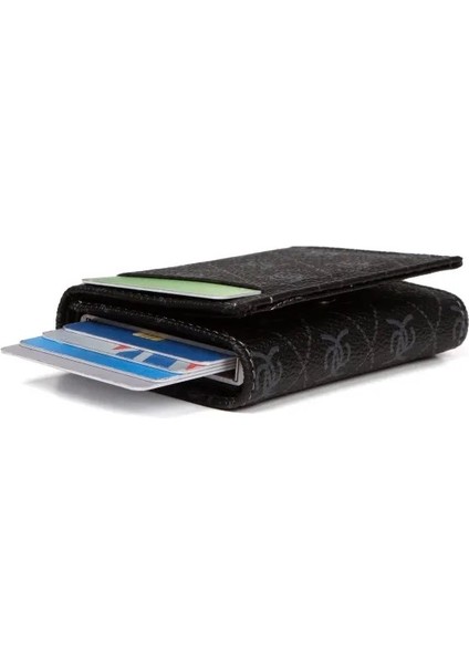 Erkek Deri Mekanizmalı Cüzdan ve Portföy Clutch Traş Kozmetik Bakım ve Günlük El Çantası (14X24CM) NEWPOLO171 - Siyah - Lacivert