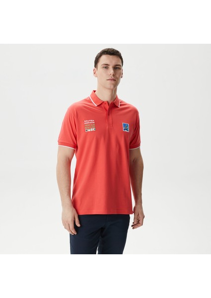 Erkek Kırmızı Classic Fit Polo
