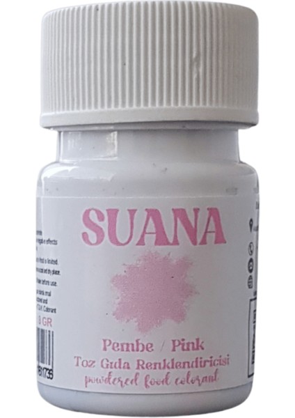 Su Bazlı Toz Gıda Boyası 8 gr Pembe