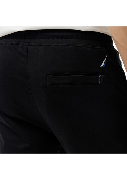 Erkek Siyah Regular Fit Eşofman Altı