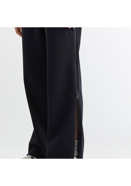 Kadın Siyah Regular Fit Eşofman Altı