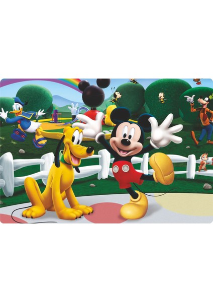 Mickey Mouse Dikdörtgen Pasta Yenilebilir Resim Baskı 28x19 cm