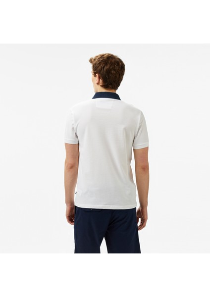 Erkek Beyaz Classic Fit Polo Yaka T-Shirt fiyatları