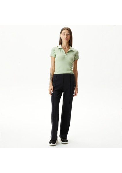 Kadın Yeşil Slim Fit Kısa Kollu Polo modelleri