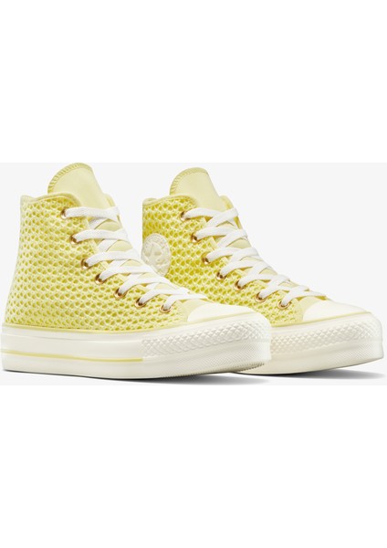 Chuck Taylor All Star Knit Kadın Sarı Sneaker fiyatları