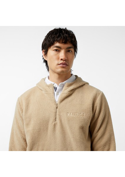 Erkek Bej Regular Fit Sweatshirt fırsatları