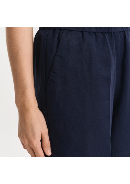 Kadın Lacivert Relaxed Fit Şort