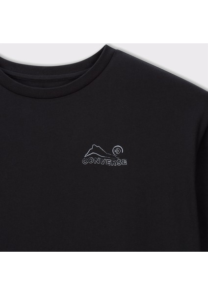 Retro Quarter Zip Erkek Siyah Sweatshirt modelleri