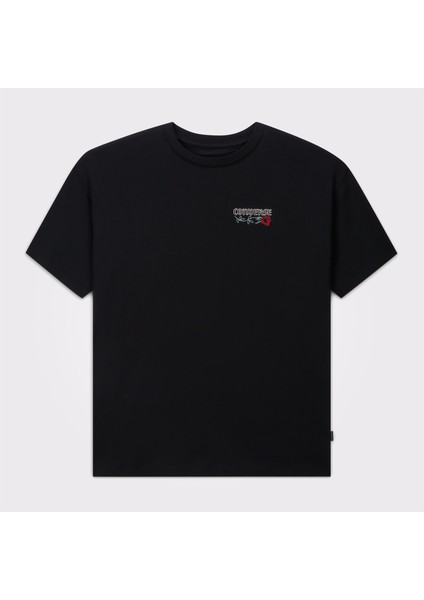 Kadın Baskılı Siyah T-Shirt