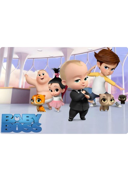 Baby Boss Dikdörtgen Pasta Yenilebilir Resim Baskı 28x19 cm