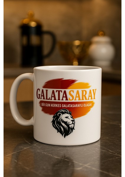 3 Lü Paket Galatasaray Logo Baskı Porselen Kupa Bardak fiyatları