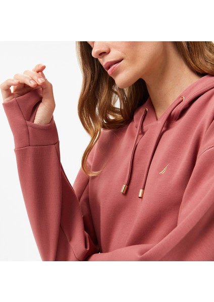 Kadın Pembe Regular Fit Sweatshirt