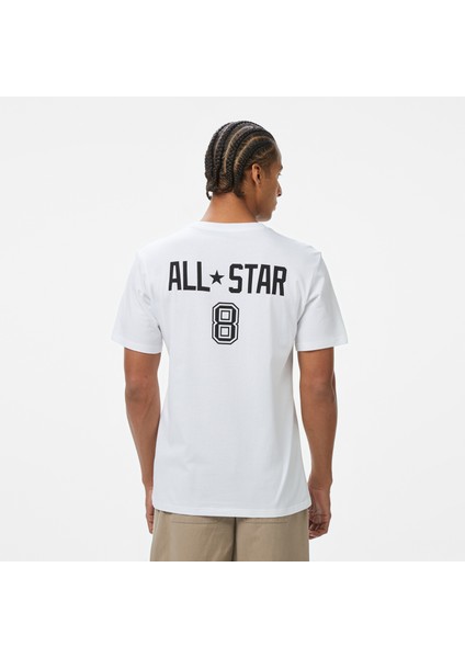 Retro Chuck Soccer Erkek Baskılı Beyaz T-Shirt fiyatları