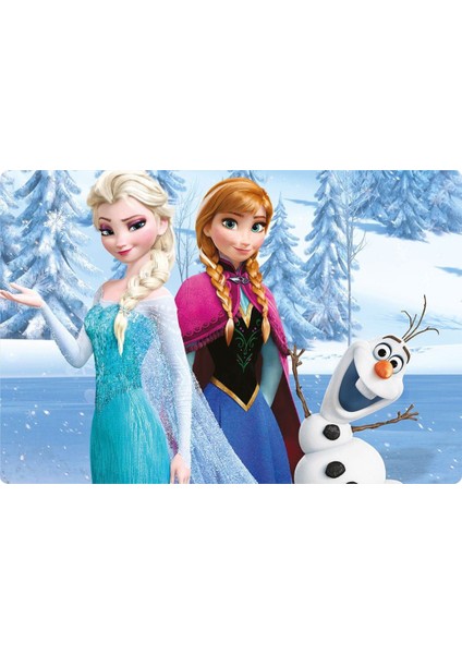 Frozen Dikdörtgen Pasta Yenilebilir Resim Baskı 28x19 cm