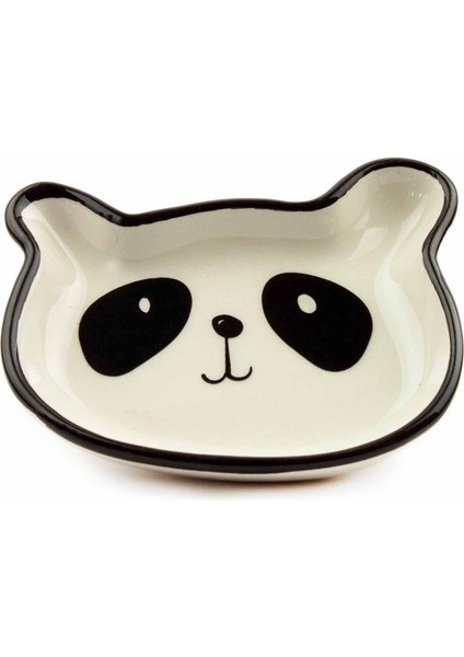 Çizim Panda Seramik Çerezlik & Kahve Yanı Sunumluk