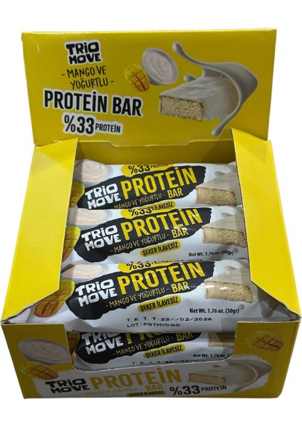 Trıo Move %33 Proteın Bar Mango ve Yoğurt 50 gr fiyatları