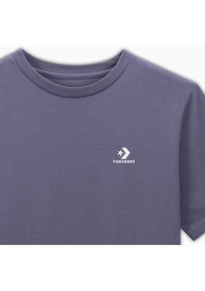 Go-To Star Chevron Unisex Mor T-Shirt modelleri