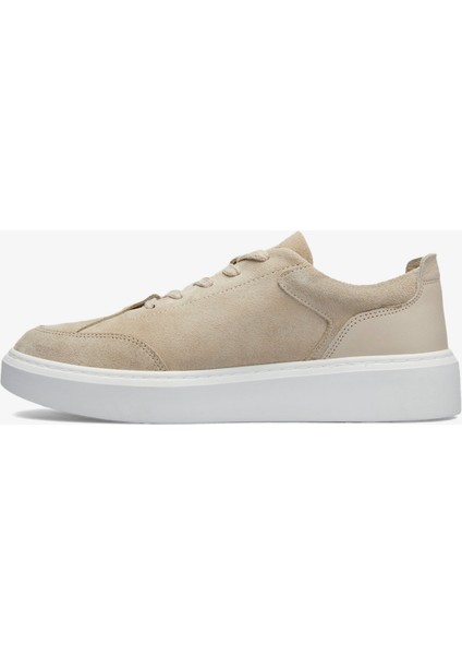 Kadın Bej Sneaker Rahat Kullanım İçin Tasarlanmış Beyaz Tabanlı modelleri
