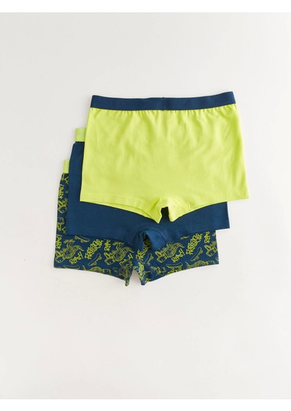 Lcw Kids Lacivert Baskılı Erkek Çocuk Boxer 3'lü fiyatları