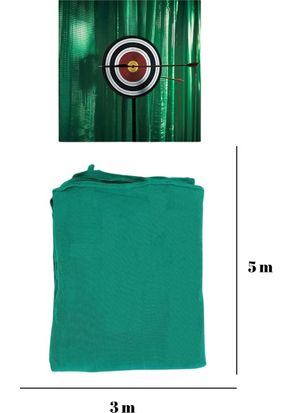 Okçuluk Güvenlik Perdesi – 5x3 M Güçlendirilmiş Polyester Ok Yakalama Ağı fiyatları