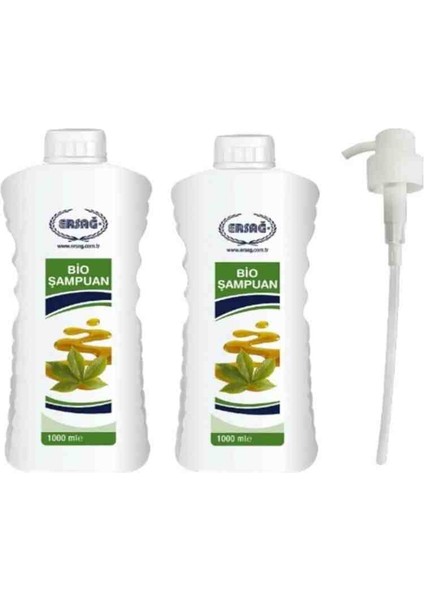 Bio Şampuan 2 Adet 1000 ml Pompalı