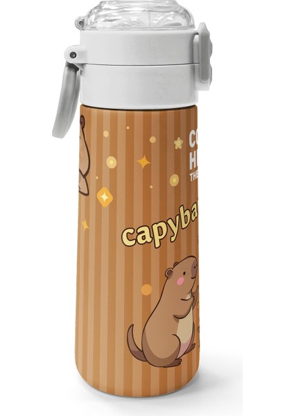 Kids Kapibara Desenli Pipetli ve Direkt Içim Çelik Termos 500 ml 31790 fiyatları