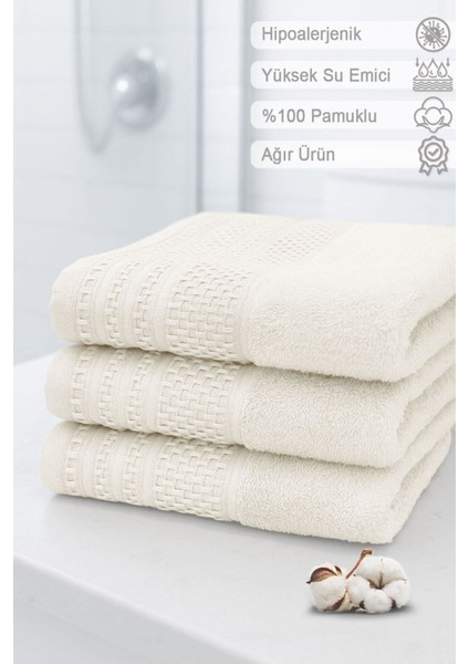 Softure 3’lü El Yüz Havlusu | Günlük Kullanım | 50X90 cm | Yumuşak, Dayanıklı, Hızlı Kuruyan fiyatları