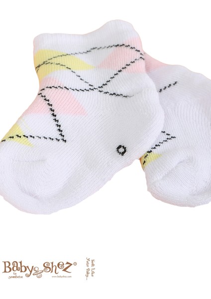 Pamuklu 6'lı Yenidoğan Bebek Kışlık Havlu Çorap fırsatları