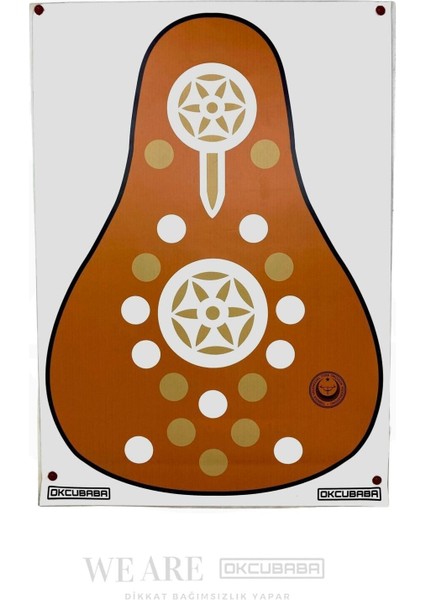 Okcubaba Vinil Geleneksel Okçuluk Hedef Yüzü – 85X115 cm Açık Kahve fiyatları