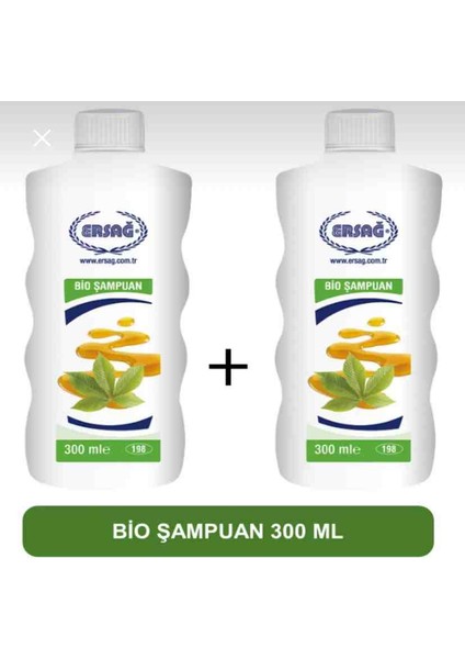 Bio Şampuan 2 Adet 300 ml (Fırsat Seti)