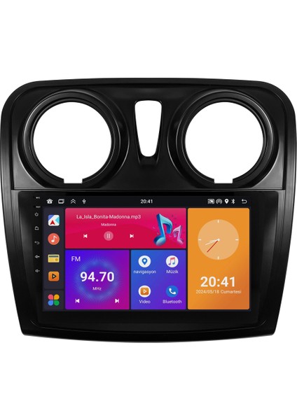 Dacia Sandero Android Multimedya Sistemi (2013-2020) CRV4827XP