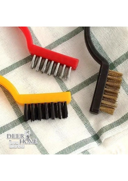 3 Adet Tel Fırça, Mutfak Temizlik Fırçası, Gaz Ocak Temizlik Fırçası, Yağ Temizlik Fırçası, fırsatları