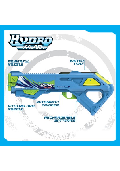 Hydro M.a.d. Elektrikli Su Tabancası Mavi 81150 fiyatları
