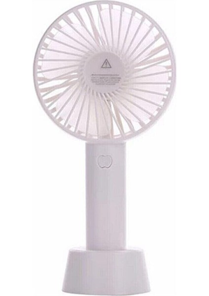Mini Şarjlı El ve Masaüstü Fan Soğutucu Vantilatör Standlı Taşınabilir
