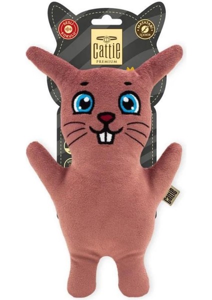 Matatabi Içerikli Kedi Oyuncağı Peluş Tavşan 20CM