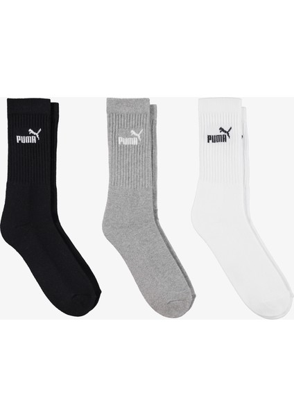 Elements Crew So Unisex Gri 3'lü Çorap.09