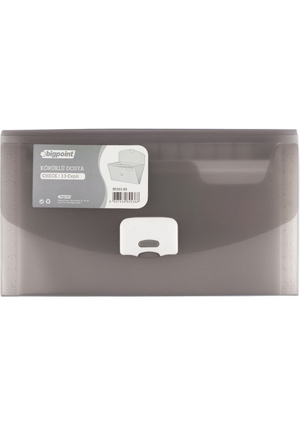 Körüklü Dosya 13 Cepli A5 Dumanlı x 2 Adet