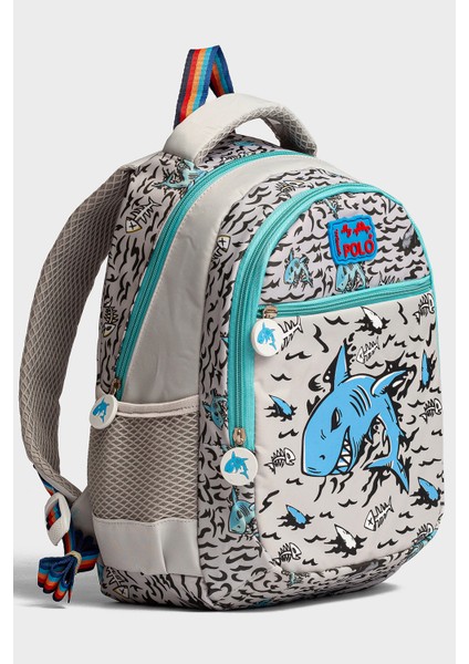 2'li Okul Çantası ve Beslenme Çantası Takımı – Su Geçirmez, Destekli ve Fonksiyonel Tasarım MYP2075 Köpek Balığı modelleri